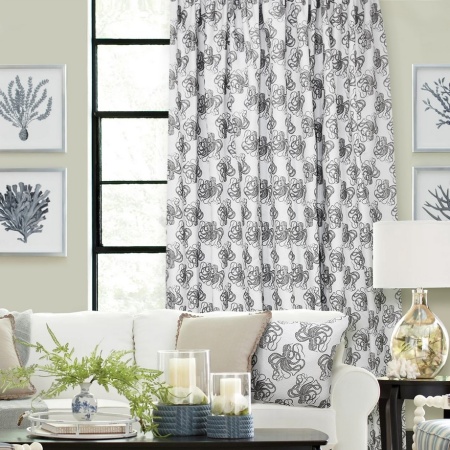 Штора на тесьме "Octopus" 266х270 цветная Штора на тесьме "Octopus" 266х270 цветная