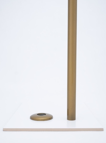 Карниз для душа, поддона 90x90см (Штанга 20мм) Г-образный, угловой. Усиленный. Бронза Карниз для душа, поддона 90x90см (Штанга 20мм) Г-образный, угловой. Усиленный. Бронза