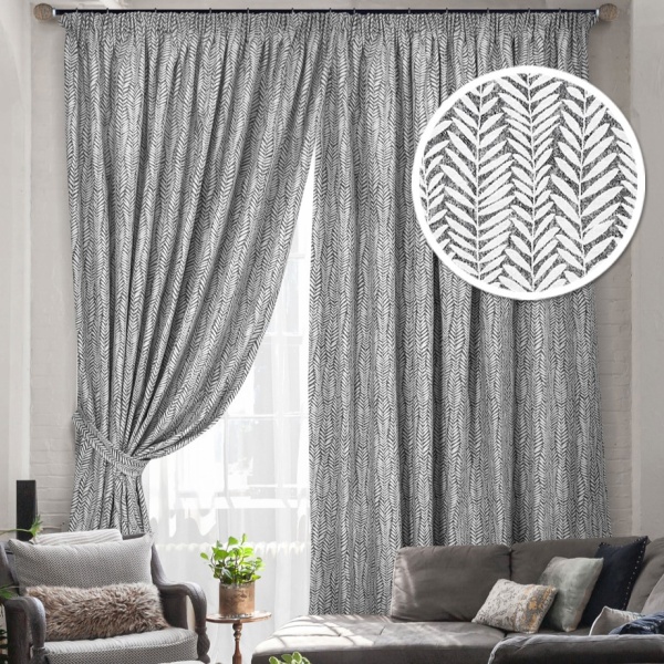 Комплект штор на тесьме "Calpe - ST" 2 шт 136х270, тюль 450х270 Комплект штор на тесьме "Calpe - ST" 2 шт 136х270, тюль 450х270