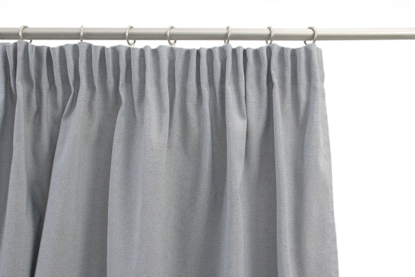 Портьера на тесьме "Лисса", 200х260 цвет темно-серый Портьера на тесьме "Лисса", 200х260 цвет темно-серый