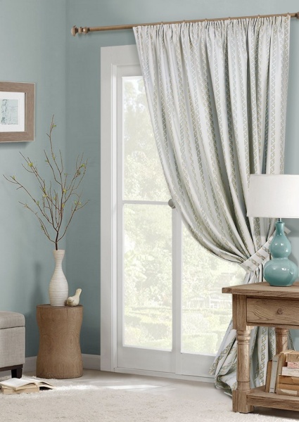 Штора на тесьме "Braid" 200х270 серый Штора на тесьме "Braid" 200х270 серый