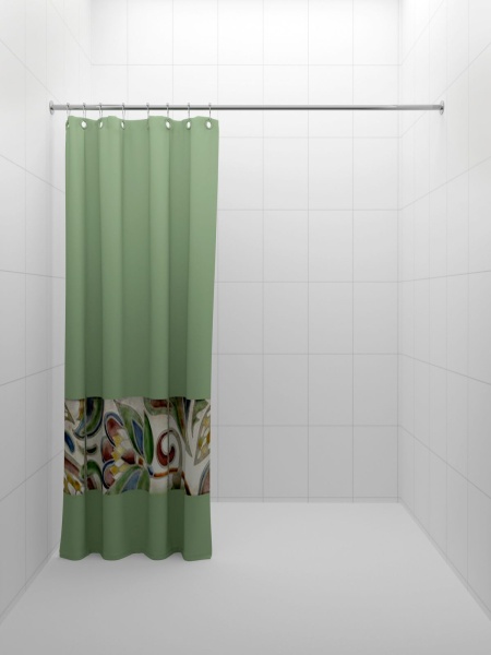 Карниз для ванной 180см (Штанга 20мм) Прямой, Усиленный Люкс Карниз для ванной 180см (Штанга 20мм) Прямой, Усиленный Люкс