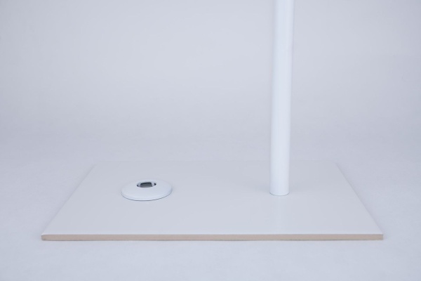 Карниз для ванной 170x75см (Штанга 20мм) Г-образный, угловой. Усиленный. Белый Карниз для ванной 170x75см (Штанга 20мм) Г-образный, угловой. Усиленный. Белый